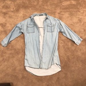 SOLD! Oversized Denim Shirt